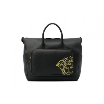 Кожаная дорожная сумка Versace